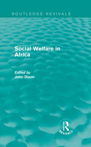 Cover of the book Social Welfare in Africa by Annika Mombauer