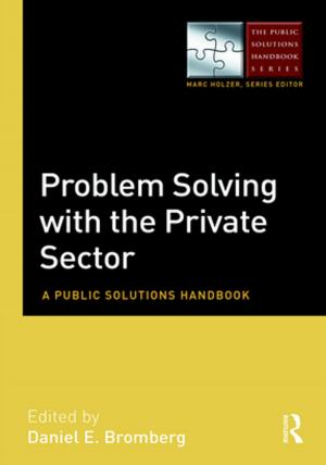 Cover of the book Problem Solving with the Private Sector by Andy Kempe, Jan Holroyd