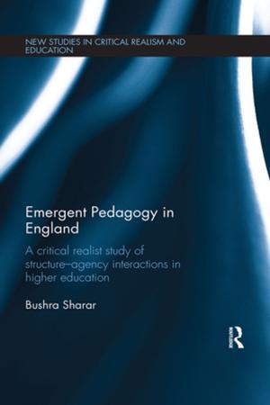 Cover of the book Emergent Pedagogy in England by Anne Edwards, Peter Gilroy, David Hartley, David Hartley