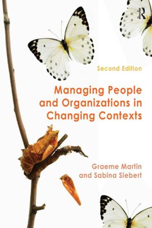 Book cover of Managing People and Organizations in Changing Contexts