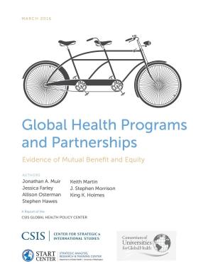 Book cover of Global Health Programs and Partnerships