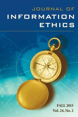Cover of Journal of Information Ethics, Vol. 24, No. 2 (Fall 2015)