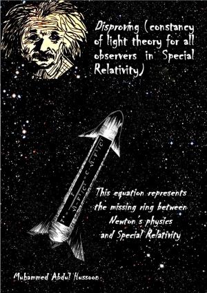 Cover of Disproving (constancy of light theory for all observers in Special Relativity)