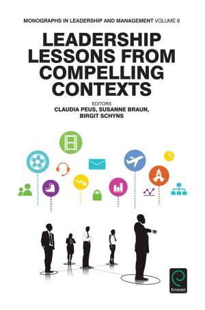 Book cover of Leadership Lessons from Compelling Contexts