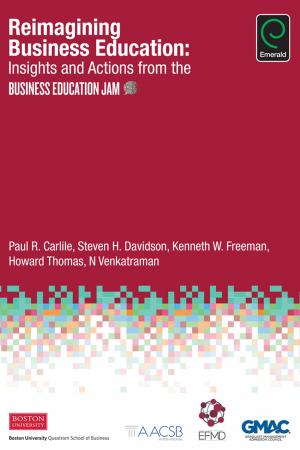 Cover of the book Reimagining Business Education by David Lewin, Paul J. Gollan
