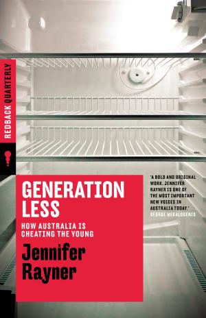 Cover of the book Generation Less by Frank Bongiorno