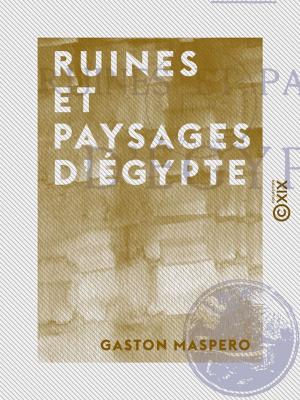 Cover of the book Ruines et paysages d'Égypte by Henriette de Witt