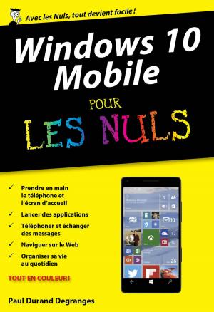Book cover of Windows 10 Mobile poche pour les Nuls