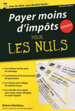 Cover of the book Payer moins d'impôts 2016/2017 pour les Nuls poche by Isabelle MÉTÉNIER