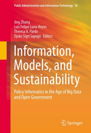Cover of the book Information, Models, and Sustainability by Taco C.R. van Someren, Shuhua van Someren-Wang