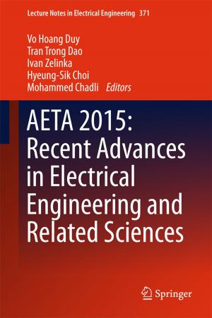 Cover of the book AETA 2015: Recent Advances in Electrical Engineering and Related Sciences by Steven S. Taylor