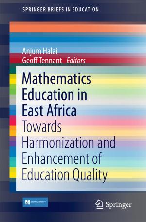 Cover of the book Mathematics Education in East Africa by Svetlin G. Georgiev