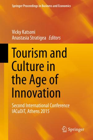 Cover of the book Tourism and Culture in the Age of Innovation by Sunder John Boopalan