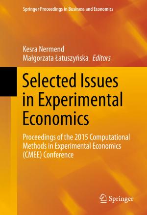 Cover of the book Selected Issues in Experimental Economics by 