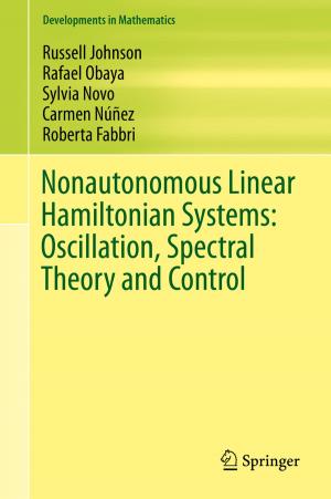 Cover of the book Nonautonomous Linear Hamiltonian Systems: Oscillation, Spectral Theory and Control by Cédric Bonnafé