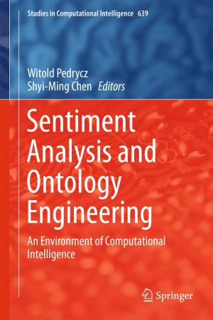 Cover of the book Sentiment Analysis and Ontology Engineering by Dan Bednarz