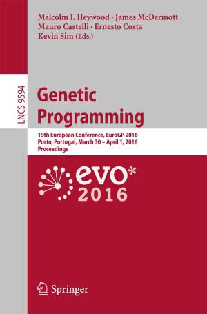 Cover of the book Genetic Programming by Claudia I. Gonzalez, Patricia Melin, Juan R. Castro, Oscar Castillo