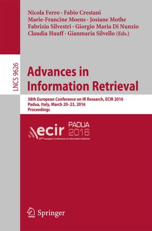 Cover of the book Advances in Information Retrieval by Federica Sist