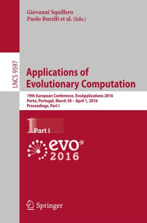 Cover of the book Applications of Evolutionary Computation by Cangliang Shen, Yifan Zhang