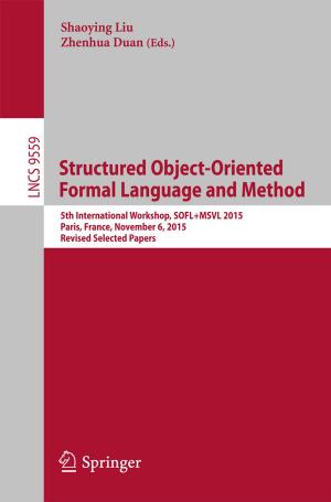 Cover of the book Structured Object-Oriented Formal Language and Method by Izzat Alsmadi