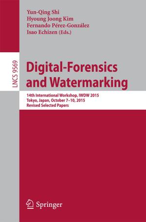 Cover of the book Digital-Forensics and Watermarking by Benjamin Belmudez