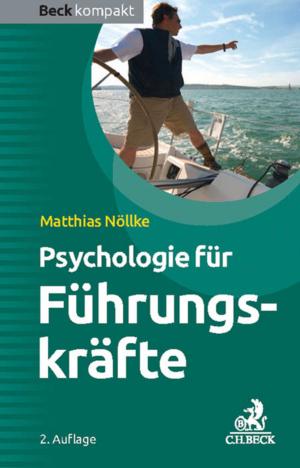 Cover of the book Psychologie für Führungskräfte by Christoph Türcke