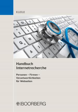 Cover of the book Handbuch Internetrecherche by Jörg Martell