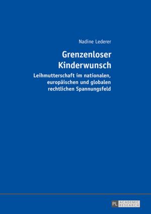 Cover of the book Grenzenloser Kinderwunsch by Irene Rupp