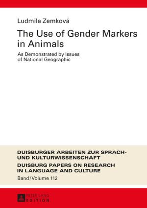 Cover of the book The Use of Gender Markers in Animals by Julia Kunz