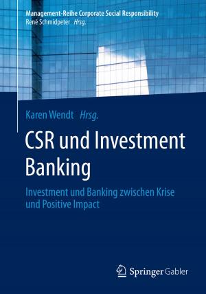 Cover of the book CSR und Investment Banking by Kurt Kaemmerer, Siegfried Buntenkötter