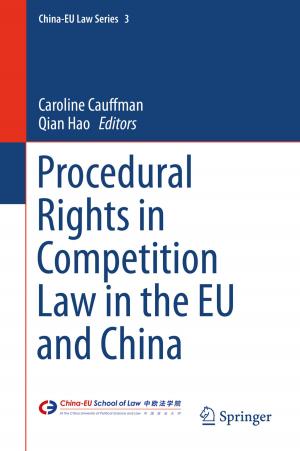 Cover of the book Procedural Rights in Competition Law in the EU and China by John L. Dornhoffer, Rudolf Leuwer, Konrad Schwager, Sören Wenzel