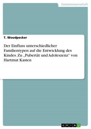 Cover of the book Der Einfluss unterschiedlicher Familientypen auf die Entwicklung des Kindes. Zu 'Pubertät und Adoleszenz' von Hartmut Kasten by Patrick Heiser