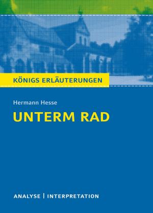 Cover of Unterm Rad. Königs Erläuterungen.