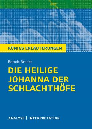 Book cover of Die heilige Johanna der Schlachthöfe. Königs Erläuterungen.