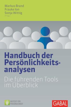 Cover of the book Handbuch der Persönlichkeitsanalysen by Andreas Buhr