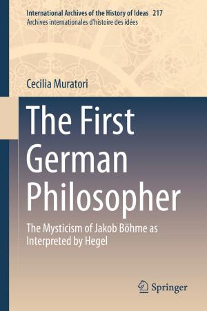 Cover of the book The First German Philosopher by Z.L. Kruk, C. Pycock