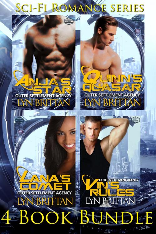 Cover of the book Futuristic Heroes: 4 Sci-Fi Romance Novel Box Set by Lyn Brittan, Gryy Brown Press