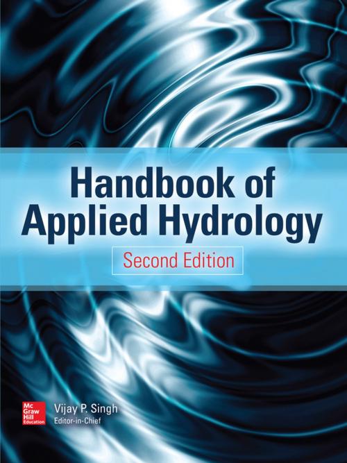 Cover of the book Handbook of Applied Hydrology, Second Edition by Vijay P. Singh, McGraw-Hill Education
