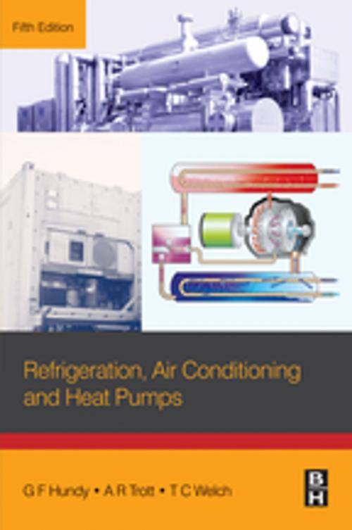 Cover of the book Refrigeration, Air Conditioning and Heat Pumps by G F Hundy, Elsevier Science