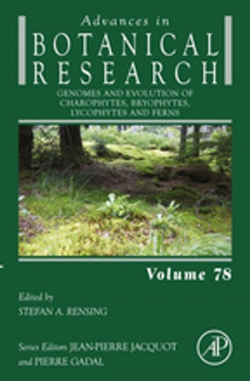 Cover of the book Genomes and Evolution of Charophytes, Bryophytes, Lycophytes and Ferns by Stefan Rensing, Elsevier Science