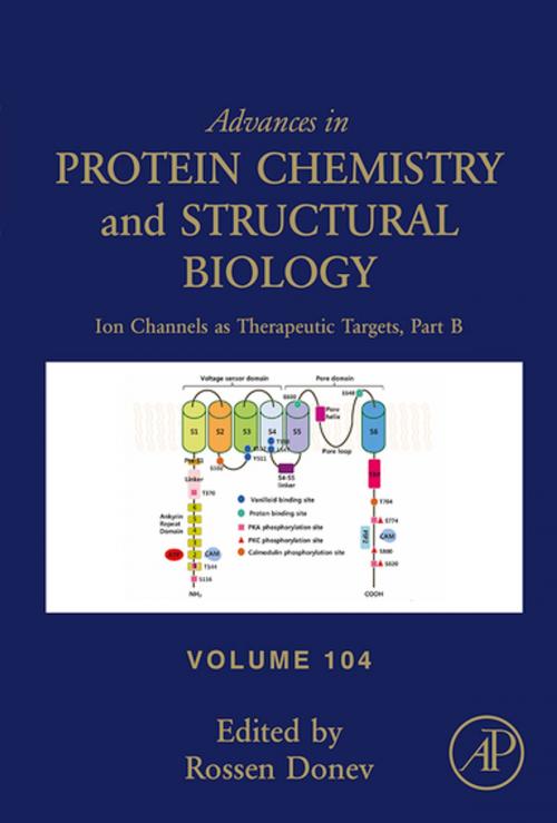 Cover of the book Ion Channels as Therapeutic Targets, Part B by Rossen Donev, Elsevier Science