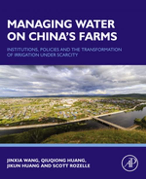 Cover of the book Managing Water on China's Farms by Jinxia Wang, Qiuqiong Huang, Jikun Huang, Scott Rozelle, Elsevier Science
