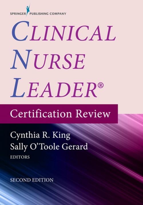 Cover of the book Clinical Nurse Leader Certification Review, Second Edition by , Springer Publishing Company