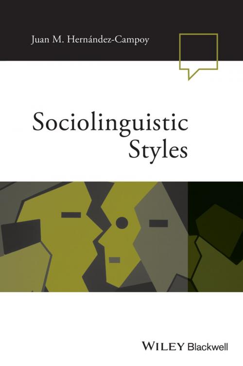 Cover of the book Sociolinguistic Styles by Juan Manuel Hernández-Campoy, Wiley