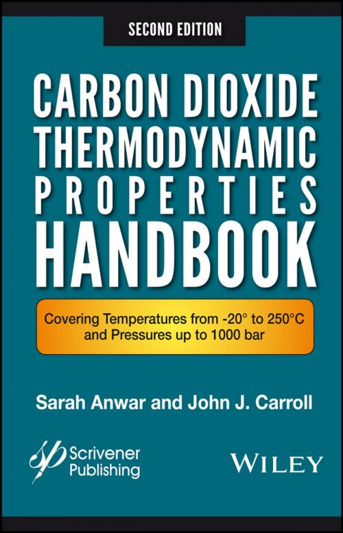 Cover of the book Carbon Dioxide Thermodynamic Properties Handbook by Sara Anwar, John J. Carroll, Wiley