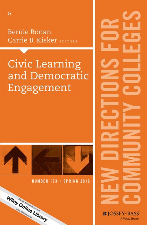 Cover of the book Civic Learning and Democratic Engagement by , Wiley
