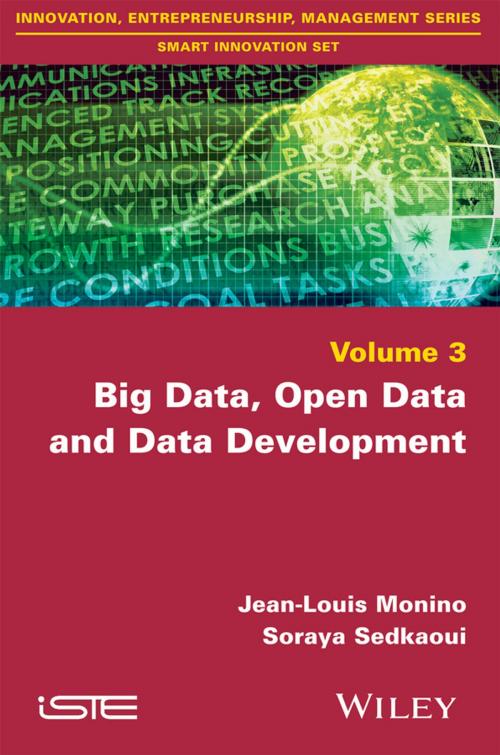 Cover of the book Big Data, Open Data and Data Development by Jean-Louis Monino, Soraya Sedkaoui, Wiley