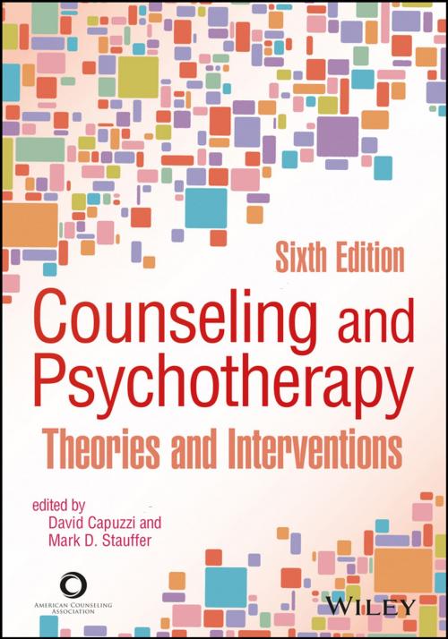 Cover of the book Counseling and Psychotherapy by David Capuzzi, Mark D. Stauffer, Wiley