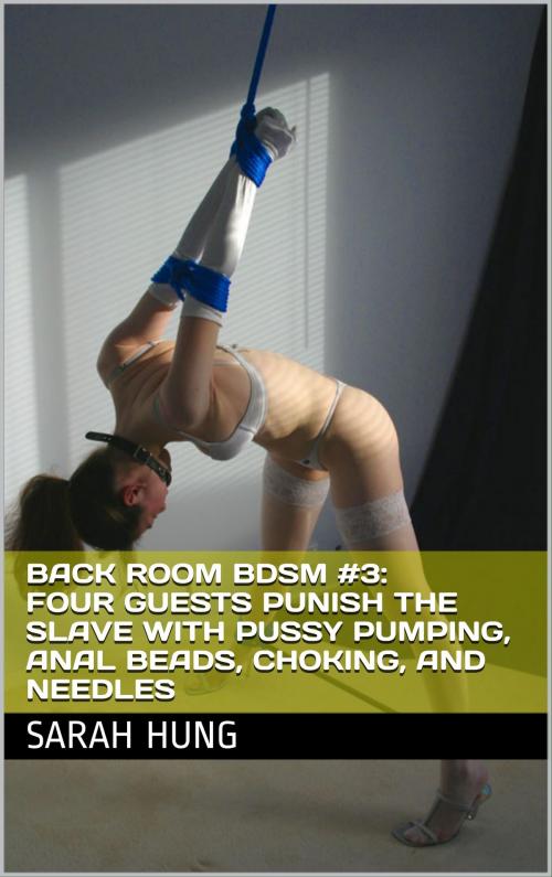 Cover of the book Back Room BDSM #3: Four Guests Punish the Slave with Pussy Pumping, Anal Beads, Choking, and Needles by Sarah Hung, Charlie Bent
