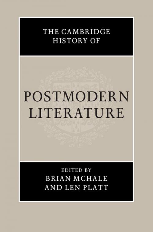 Cover of the book The Cambridge History of Postmodern Literature by , Cambridge University Press